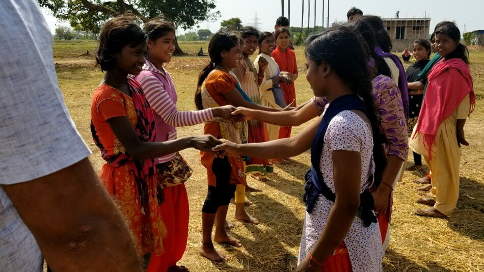 Girls joining sports activities